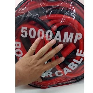 HÀNG KHỦNG Dây Câu Bình Acquy - Dây Câu Bình Ắc quy Ô Tô Lõi Đồng Siêu To 5000A Kích Điện Acquy Cứu Hộ Ô Tô, Loại 4 mét
