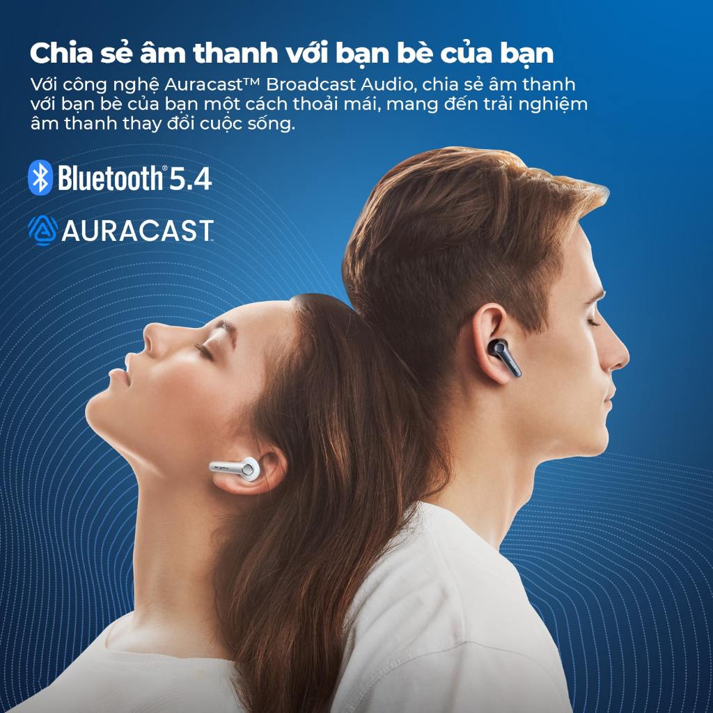 Tai Nghe Bluetooth Earfun Air Pro 4 Chống Ồn Ultra ANC 50db Hi-Res LDAC Aptx Lossless Pin 52H | BigBuy360 - bigbuy360.vn