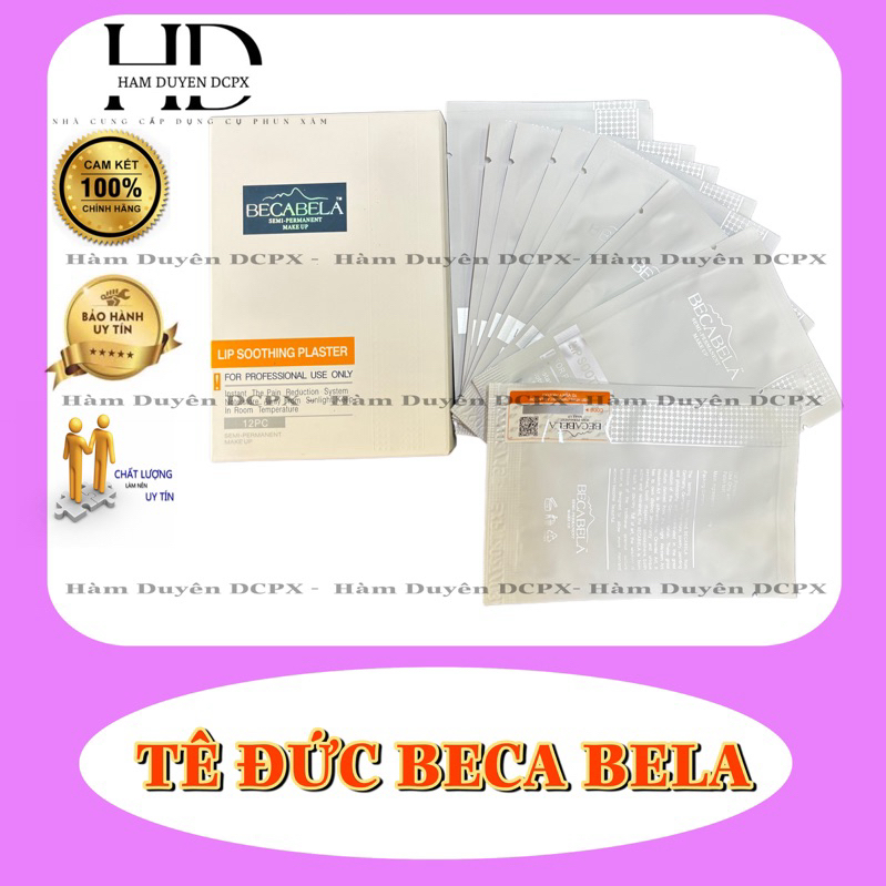 Miếng dán ủ môi becabela (hộp 12 tấm) - DCPX HDN