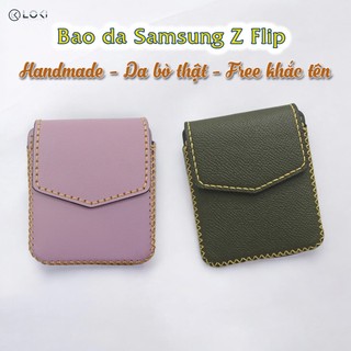 Bao da samsung z flip 3 | 4 | 5 | 6 - loki leather
