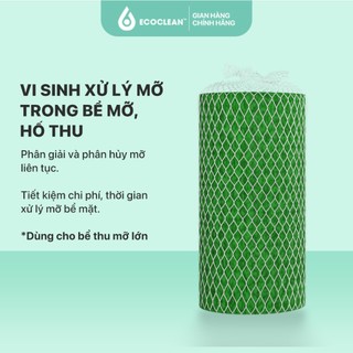 Vi Sinh EcoRope - KPT Xử Lý Và Phân Hủy Dầu Mỡ Trong Bể Tách Mỡ, Hố Thu Gom, Giảm Tắc Nghẽn - Khối 1 kg