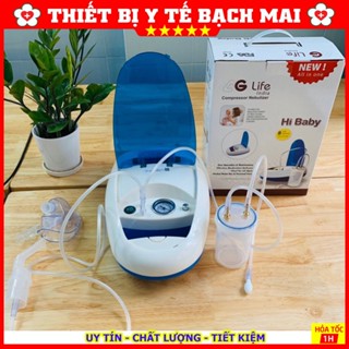 [Nhập Khẩu] Máy Xông Hút Mũi Hi Baby AgLife 2 Trong 1 + 01 Đầu Hút Mềm