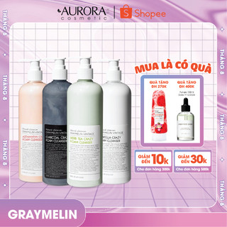Sữa rửa mặt tạo bọt chiết xuất thiên nhiên Graymelin Crazy Foam Cleanser 500ml