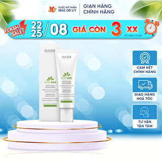 Kem dưỡng ẩm BABE Mattifying Moisturiser 50ml dành cho da dầu mụn