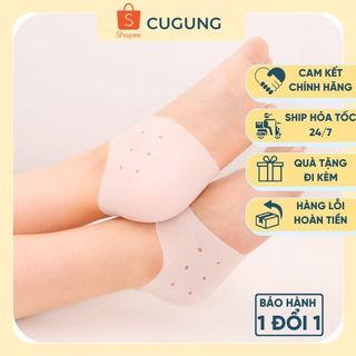 Cặp tất vớ silicon bảo vệ gót chân êm ái chống nứt chống đau chống xước
