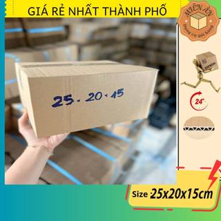 Combo 20 thùng G66 25x20x15 giấy carton gói hàng Everest
