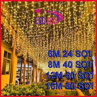 Đèn Rèm Mành Mưa Led Rủ Mành Đèn Led Thả Mành Trang Trí Ngoài Trời Trang Trí Sự Kiện Nhà Cửa Sảnh Quán Cafe