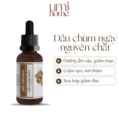 Dầu Chùm Ngây dưỡng da hữu cơ UMIHOME nguyên chất 30ml