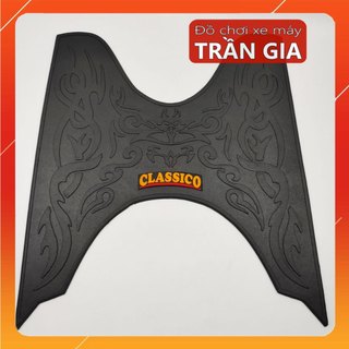 Thảm lót để chân xe Mio Classico - tấm trải sàn gác chân cao su xe Yamaha