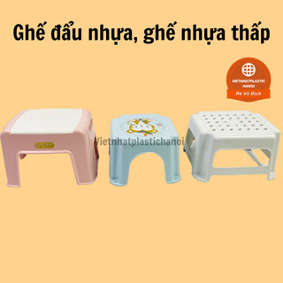 Ghế đẩu nhựa, ghế nhựa thấp, ghế nhà tắm Việt Nhật