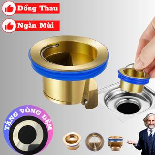 Lắp Cống Ngăn Mùi Hôi , Nắp Đậy Cống Thoát Nước Sàn Nhà Tắm Chống Mùi Hôi Chống Côn Trùng Bằng Đồng