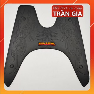 Thảm lót để chân xe Click Thái 110 đời đầu năm 2006-2007-2008-2009-2010-2011-2012 tấm trải sàn gác chân cao su 110cc