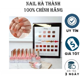 Sơn gel tông đỏ nâu chính hãng Jeliva 24 màu lẻ chai