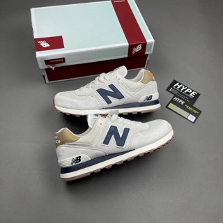 Giày thể thao New Balance 574 Grey blue, giầy NB 574 xanh, giày sneaker nam nữ cao cấp đầy đủ phụ kiện full size 36-43