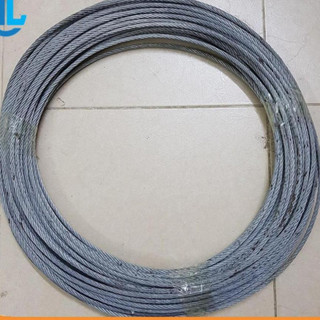 Cáp lua mạ, cáp thép mạ 6mm tính theo mét