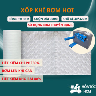 Cuộn xốp khí Hạt To, đệm khí chèn hàng, bóng khí chống sốc gói hàng