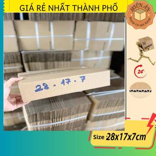 Hộp giấy, thùng carton size 28x17x7 hộp carton gói hàng Everest