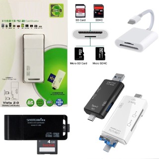 Đầu đọc thẻ nhớ SD, Micro SD / TF cho Điện thoại, Máy tính bảng, PC Laptop