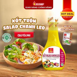2 Chai Salad Chanh Leo AZ CHEF 190g - Trộn ăn liền các món Salad - Thơm ngon đậm đà, chuẩn vị.