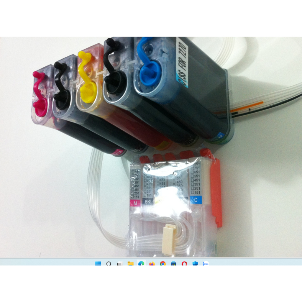 Bộ tiếp mực ngoài có mực máy in canon ix6770/7270