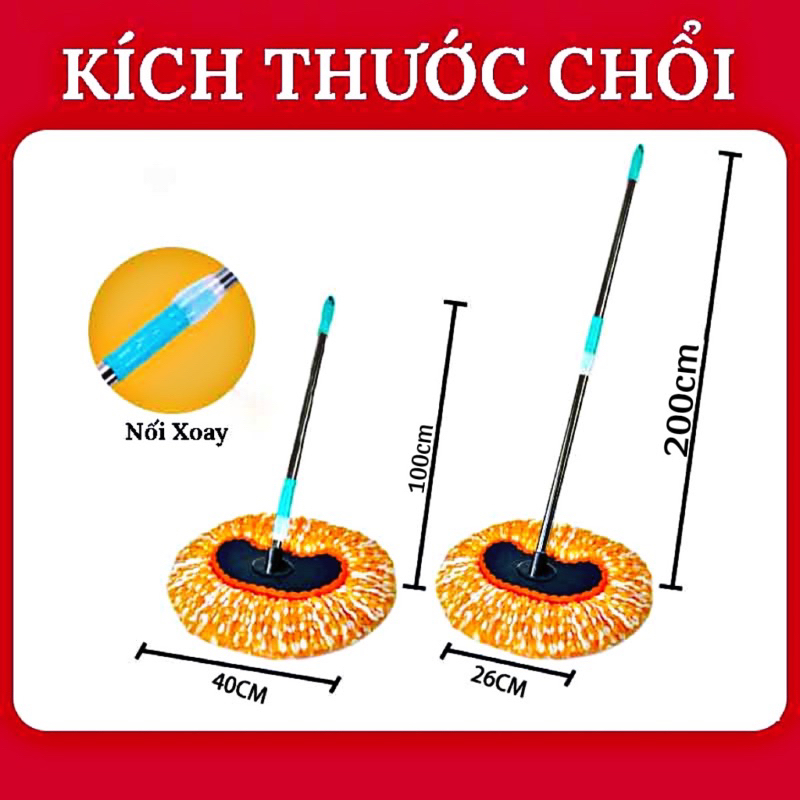 Chổi Lau Xe Ô Tô Sợi Lông Mềm Màu Vàng Cam- Cây Lau Xe Ô Tô Cán Dài 2m -Thu Được Ngắn Lau Rửa Tiện Lợi