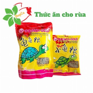 Thức ăn dinh dưỡng cho rùa Inch Gold gói 40gram 100gram Cám Cho Rùa Nước, Baba