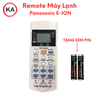 Remote máy lạnh .panasonic e-ion a75c3298 - điều khiển điều hòa panasonic e-ion a75c3298
