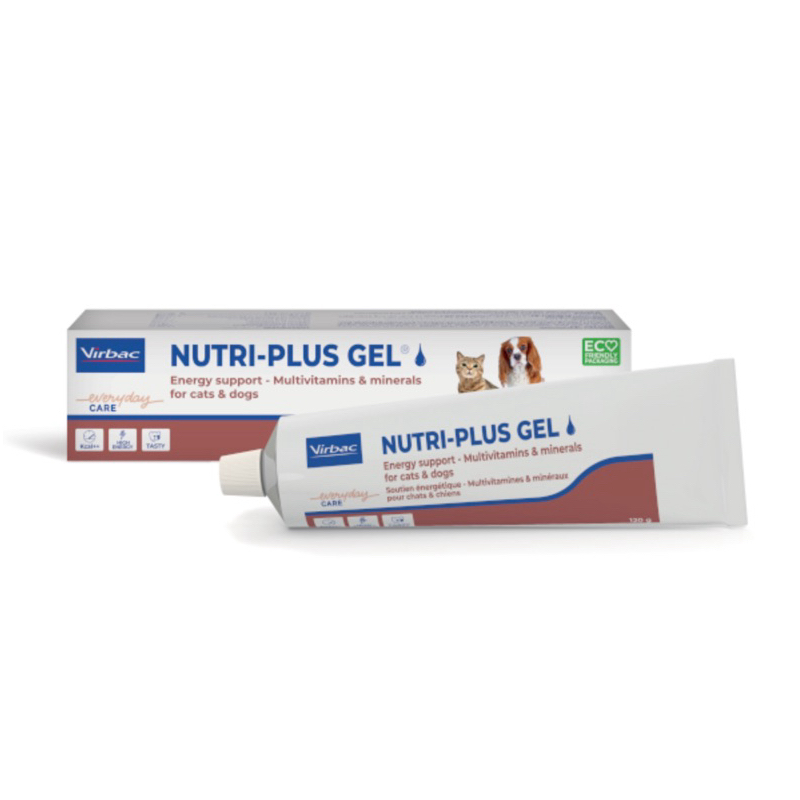 Nutri plus gel, gel dinh dưỡng Virbac cho chó mèo (date T5/27) bổ sung vitamin và khoán chất cho chó