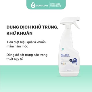 Dung dich khử trùng nấm mốc klen csc - kpt chem - chai 500ml