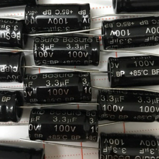10 con Tụ loa 3.3uf 100V  2  đầu