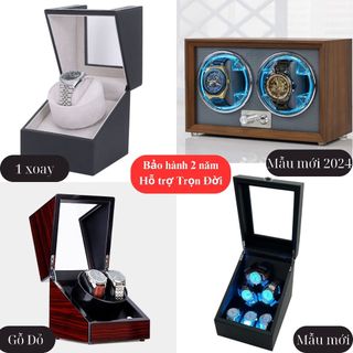 Hộp xoay đồng hồ cơ Hộp đựng đồng hồ cơ 1 xoay 2 xoay cập nhập mẫu mới nhất 2024
