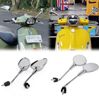  1 Cặp  Gương Chiếu Hậu Kiểu Zin Cho Xe Máy Vespa Sprint Primavera LX GTS GTV 
