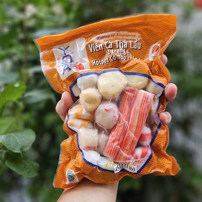 Viên thả lẩu mix 12 vị yosa Singapo 454g, xiên que siêu ngon [HN giao hỏa tốc] - Ảnh 3