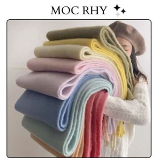 Khăn len khăn choàng bản to chất liệu dày dặn màu sắc pastel mới phong cách Hàn SC-033