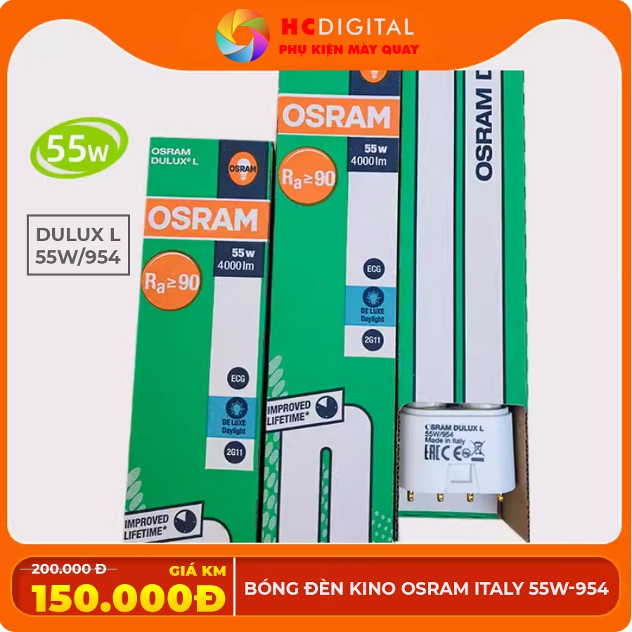 Bóng Đèn Kino Osram Italy 55W-954, Dulux L 55W 2G11 | Hàng chính hãng | hcdigital_store