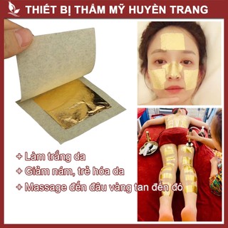 Mặt Nạ Vàng Lá 24K Làm Trắng Da, Giảm Sạm Nám, Trẻ Hóa Da, Dùng Được Mặt & Body