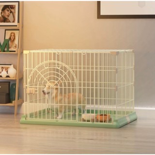 Chuồng Mèo Chuồng Chó Chuồng Thỏ Bọ Ú Gấp Gọn 1 Tầng Pastel Kích Thước 76*51*44cm màu đen xanh lá hồng - H2 Store 