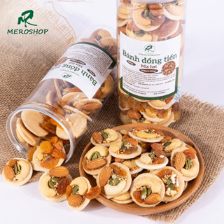 Bánh đồng tiền mix hạt. Có hồ sơ công bố, xuất hóa đơn công ty đầy đủ