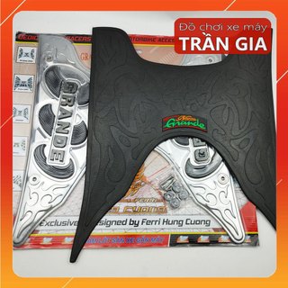 Thảm lót chân xe GRANDE năm 2014-2015-2016-2017-2018 - tấm để sàn gác chân cao su