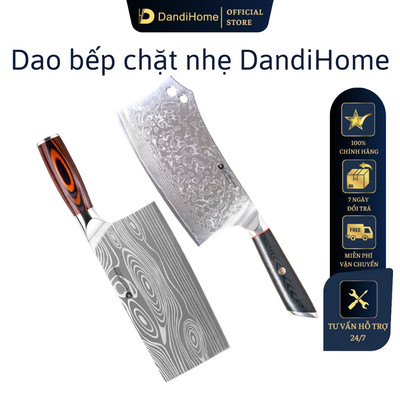 Dao chặt nhẹ nhà bếp DandiHome chất liệu thép cao cấp, sắc bén, đa năng