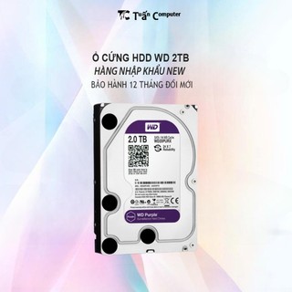 Ổ cứng HDD 2TB Western Purple cho camera bảo hành 24 tháng