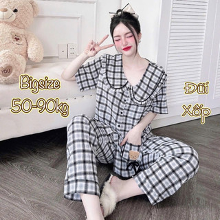 Bộ pijama Tay ngắn quần dài Bigsize 55-90kg