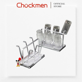 Giá Đỡ Cốc CHOCKMEN Inox Cao Cấp Kệ Úp Cốc Giá Đỡ Thoát Nước Giá Phơi Cốc Chén Phòng Khách Phòng Bếp 