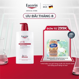 Sữa Tắm Cho Da Nhạy Cảm Eucerin pH5 Sensitive Skin Washlotion 1000ml