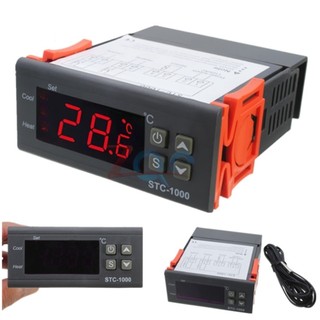 [STC-1000] Bộ điều khiển nhiệt độ mini, có cảm biến, điện áp 220VAC 12VDC