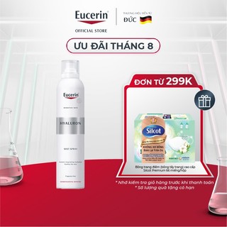 Xịt dưỡng ẩm & giảm nếp nhăn Eucerin Hyaluron Mist Spray 250ml