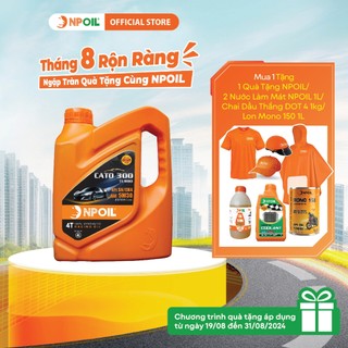 Dầu động cơ ô tô cao cấp CATO 300 5W40/5W30 API SN/CK4 - can 4L