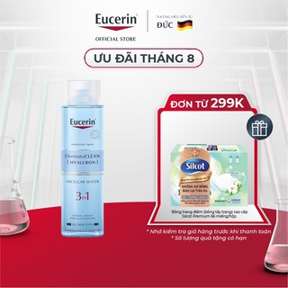 Nước tẩy trang dịu nhẹ cho da nhạy cảm Eucerin DermatoCLEAN Micellar 400ml