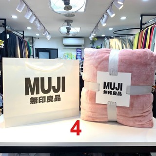 Chăn lông tuyết Muji siêu mềm mịn, chăn lông tuyết cao cấp