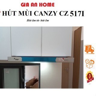 Máy hút mùi nhà bếp canzy CZ 517i . hút mùi âm tủ . hút mùi canzy chính hãng bảo hành 3 năm